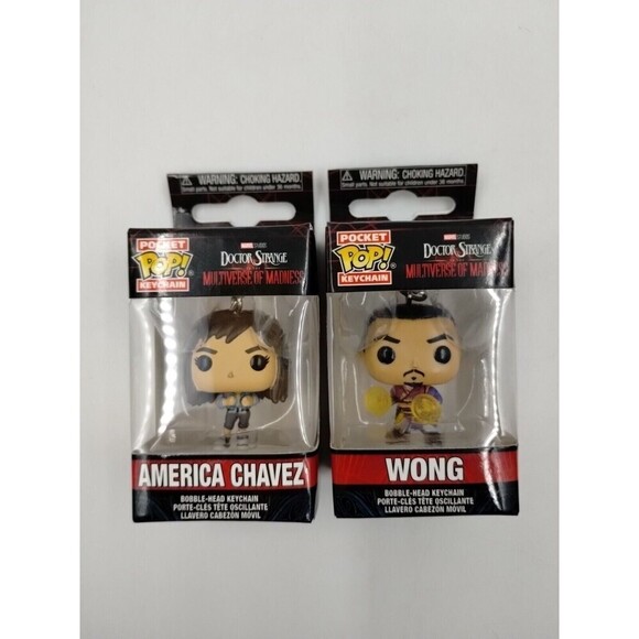 Funko Pocket Pop! Keychain Set of 2 * America Chavez Wong * - Picture 7 of 7